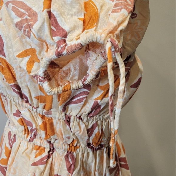 Sabo Skirt Floral Pink and Orange Dress - Picture 8 of 13